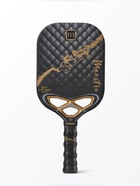 Mint Sport Maestro Pickleball Paddle Titanium / Carbon Fiber Hybrid 20mm Black
